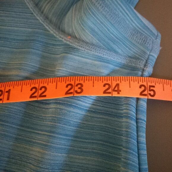 Xersion Teal/Blue short sleeve top - Picture 4 of 5